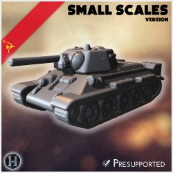 OT-34 (version pour petites échelles) - STL 3D | Hartolia Miniatures