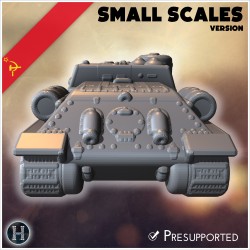 SU-100 (version pour petites échelles) - STL 3D | Hartolia Miniatures