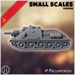 SU-122 (version pour petites échelles) - STL 3D | Hartolia Miniatures