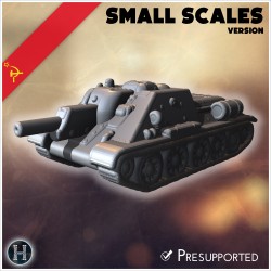 SU-122 (version pour petites échelles) - STL 3D | Hartolia Miniatures