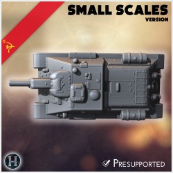 SU-122 assault gun (small scales... - 3D STL | Hartolia Miniatures