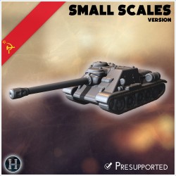 SU-122P (version pour petites échelles) - STL 3D | Hartolia Miniatures