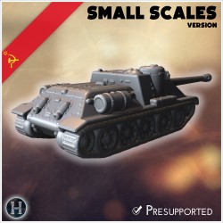SU-122P (version pour petites échelles) - STL 3D | Hartolia Miniatures