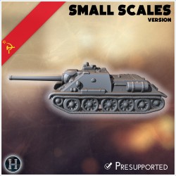 SU-85 (version pour petites échelles) - STL 3D | Hartolia Miniatures