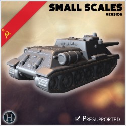 SU-85 (version pour petites échelles) - STL 3D | Hartolia Miniatures