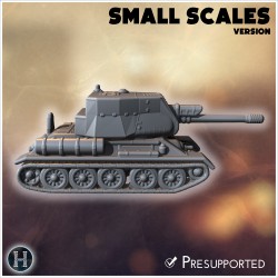 T122 SPG 122mm assault gun (small... - 3D STL | Hartolia Miniatures