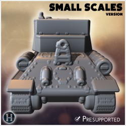 T122 SPG 122mm assault gun (small... - 3D STL | Hartolia Miniatures