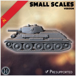 T-34-76 M1940 Modèle 1940 (version... - STL 3D | Hartolia Miniatures