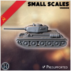 T-34-85 M1943 (small scales version) - 3D STL | Hartolia Miniatures