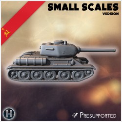 T-34-85 M1944 (small scales version) - 3D STL | Hartolia Miniatures