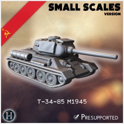T-34-85 M1945 (with bedspring... - 3D STL | Hartolia Miniatures