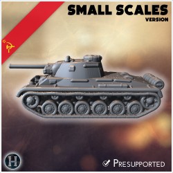 T-34M A-43 (small scales version) - 3D STL File | Hartolia Miniatures