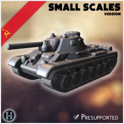 T-34M A-43 (small scales version) - 3D STL File | Hartolia Miniatures