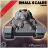 T-34M A-43 (small scales version) - 3D STL File | Hartolia Miniatures