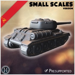 T-34-100 tank destroyer (small... - 3D STL | Hartolia Miniatures