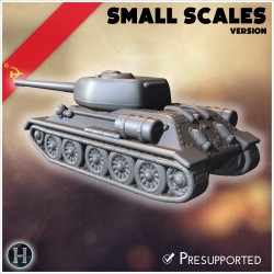 T-34-100 tank destroyer (small... - 3D STL | Hartolia Miniatures