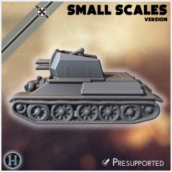Flakpanzer T-34 anti-aircraft gun... - 3D STL | Hartolia Miniatures