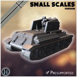 Flakpanzer T-34 anti-aircraft gun... - 3D STL | Hartolia Miniatures