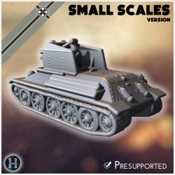 Flakpanzer T-34 anti-aircraft gun... - 3D STL | Hartolia Miniatures