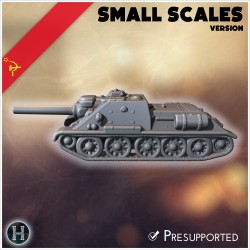 SU-122M canon d'assaut (version... - STL 3D | Hartolia Miniatures
