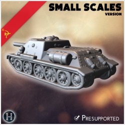 SU-122M canon d'assaut (version... - STL 3D | Hartolia Miniatures