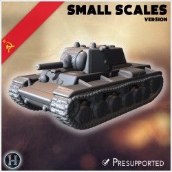 KV-1 M1939 (version pour petites... - STL 3D | Hartolia Miniatures