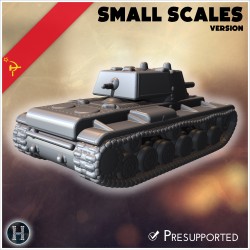 KV-1 M1939 (small scales version) - 3D STL File | Hartolia Miniatures