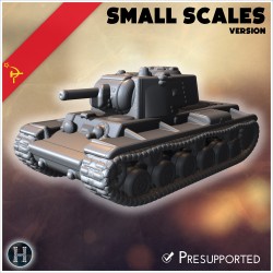 KV-1 M1940 (version pour petites... - STL 3D | Hartolia Miniatures