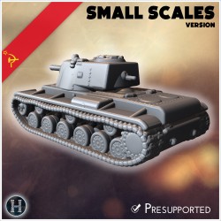 KV-1 M1940 (small scales version) - 3D STL File | Hartolia Miniatures