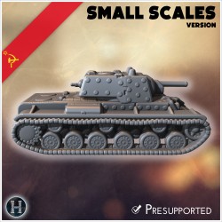 KV-1 M1940 E ekranami (small scales... - 3D STL | Hartolia Miniatures