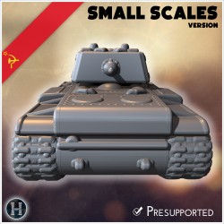 KV-1 M1940 E ekranami (small scales... - 3D STL | Hartolia Miniatures