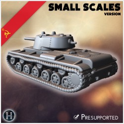KV-1 M1941 (small scales version) - 3D STL File | Hartolia Miniatures