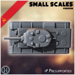 KV-1 M1941 (small scales version) - 3D STL File | Hartolia Miniatures