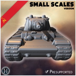 KV-1 M1942 (small scales version) - 3D STL File | Hartolia Miniatures