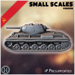 KV-1s (version pour petites échelles) - STL 3D | Hartolia Miniatures