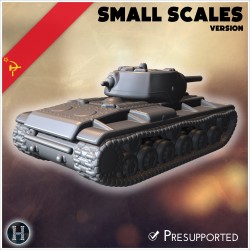 KV-1s (version pour petites échelles) - STL 3D | Hartolia Miniatures