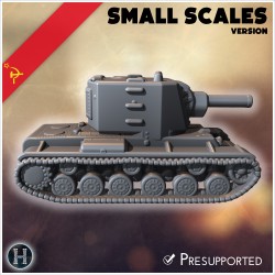 KV-2 M1939 (version pour petites... - STL 3D | Hartolia Miniatures