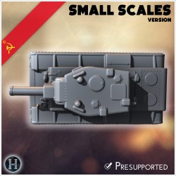 KV-2 M1940 (version pour petites... - STL 3D | Hartolia Miniatures