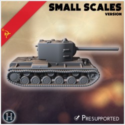 KV-2 (ZiS-6) (small scales version) - 3D STL | Hartolia Miniatures