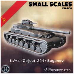 KV-4 (Object 224) Buganov (version... - STL 3D | Hartolia Miniatures