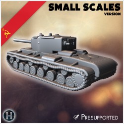 KV-4 (Object 224) Dukhov (small... - 3D STL | Hartolia Miniatures