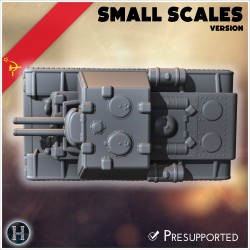 KV-7-2 (Object 227) U-14 76mm... - 3D STL | Hartolia Miniatures