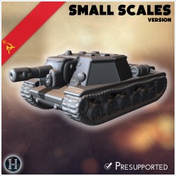 SU-203 mortar (small scales version) - 3D STL | Hartolia Miniatures