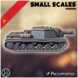 SU-203 mortar (small scales version) - 3D STL | Hartolia Miniatures