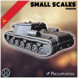 SU-203 mortar (small scales version) - 3D STL | Hartolia Miniatures