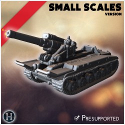 S-51 Self-Propelled Gun (small... - 3D STL | Hartolia Miniatures