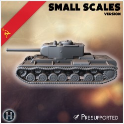 T-220 (Object 220) KV-220 (small... - 3D STL | Hartolia Miniatures