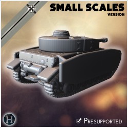 Panzer IV Ausf. H (small scales... - 3D STL | Hartolia Miniatures