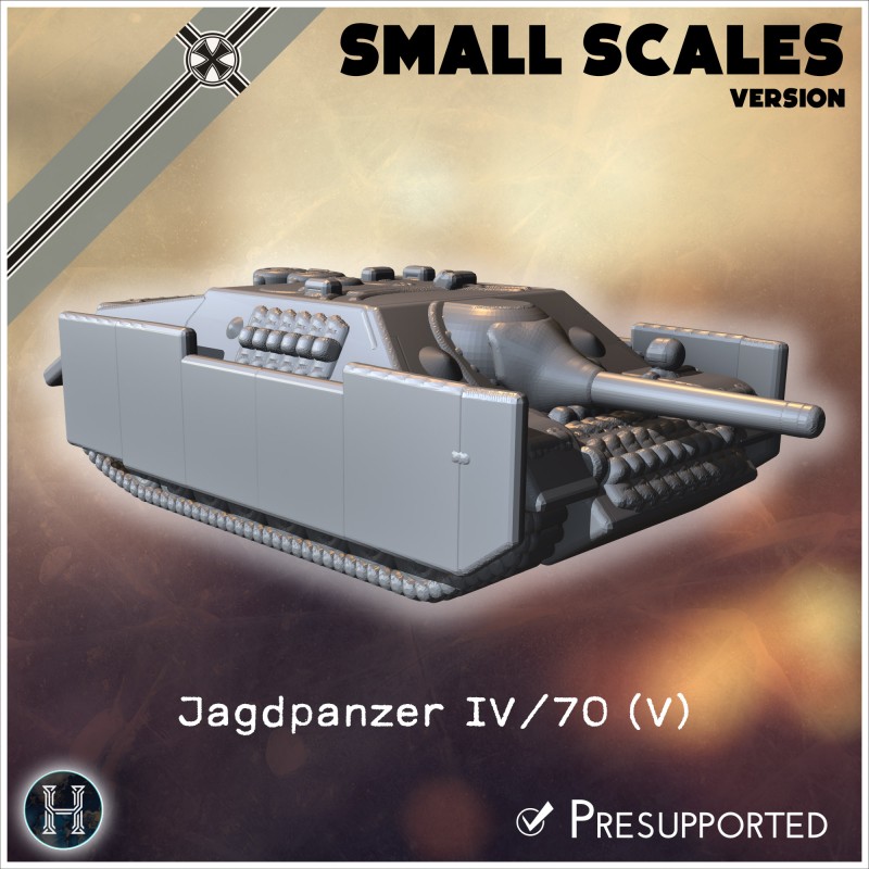 Jagdpanzer IV/70 (V) (version pour... - STL 3D | Hartolia Miniatures