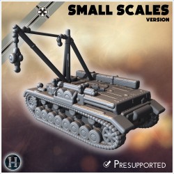 Bergepanzer IV (small scales version) - 3D STL | Hartolia Miniatures
